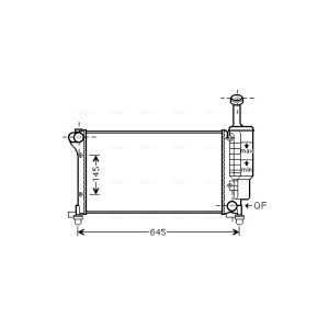 Radiateur moteur AVA COOLING FTA2335