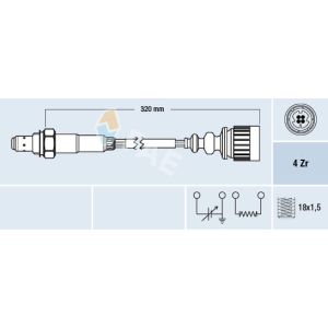 Sonda lambda FAE 77172