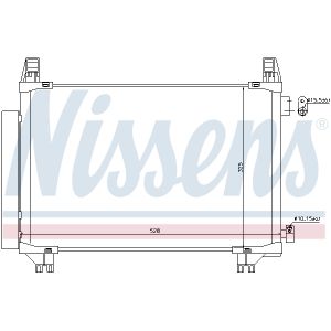 Condensador, aire acondicionado NISSENS 940270