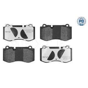 Bremsbelagsatz, Scheibenbremse MEYLE 025 239 6018/PD