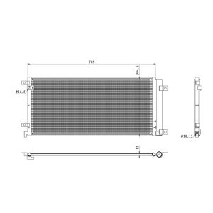 Condensatore, climatizzatore EASY FIT NRF 350494