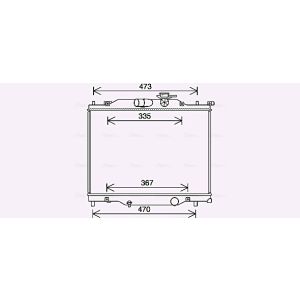 Arrefecedor do motor AVA COOLING MZ2286