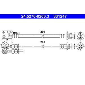 Flexible de frein ATE 24.5270-0200.3