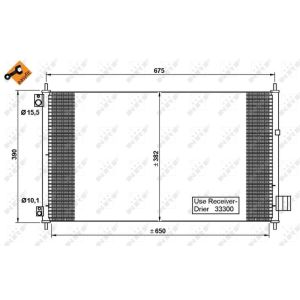 Condensador, ar condicionado EASY FIT NRF 35780