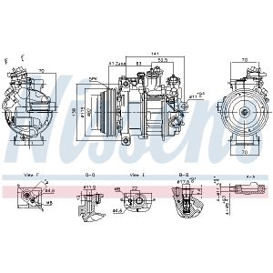 Compressor, ar condicionado NISSENS NIS 890919