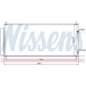 Kondensator, Klimaanlage NISSENS NIS 940240