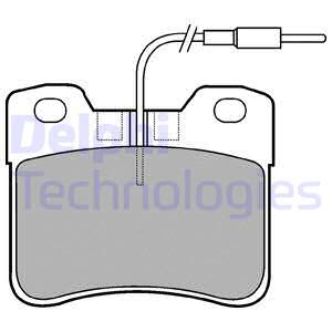 Bremsbelagsatz DELPHI LP563, Vorne