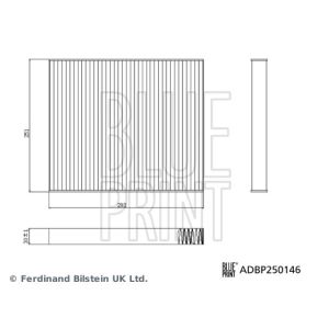 Innenraumfilter BLUE PRINT ADBP250146