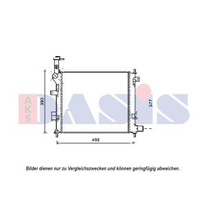 Motorkühler AKS DASIS 510165N