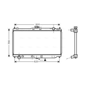 Arrefecedor do motor AVA COOLING MZ2138