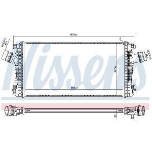 Intercooler NISSENS 961543