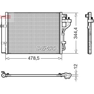 Condensador, sistema de ar condicionado DENSO DCN43006