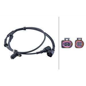 Snelheidssensor, ABS HELLA 6PU 358 252-891