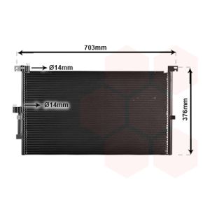 Condenseur (climatisation) VAN WEZEL 77005032