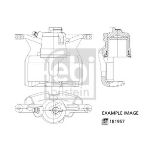 Bremssattel FEBI BILSTEIN 181957, Hinten Rechts