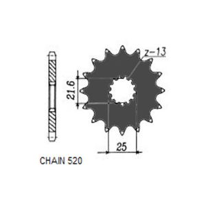 Rondsel SUNSTAR SUNF325-16