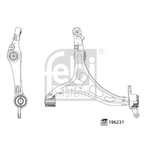 Suspensão da roda FEBI BILSTEIN 196231