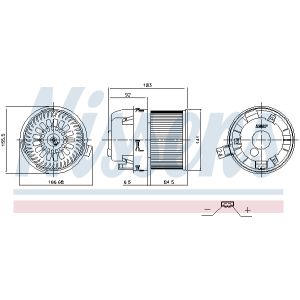 Ventilatore interno NISSENS 87677
