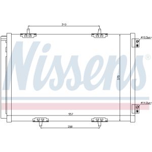 Condensator, Airconditioner NISSENS 940055