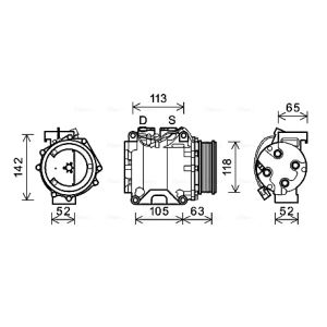Compressor, ar condicionado AVA COOLING HDAK238