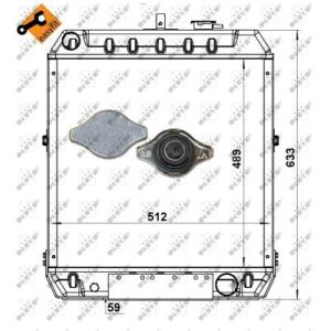 Kühler, Motorkühlung EASY FIT NRF 52168