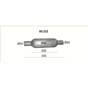 Endschalldämpfer 4MAX 0219-01-00232
