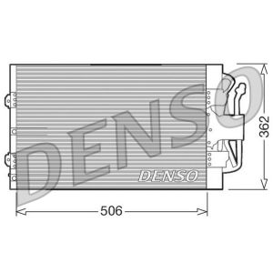 Condensador, sistema de ar condicionado DENSO DCN10004