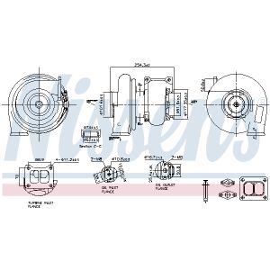 Supercharger, drukvulling NISSENS 93652