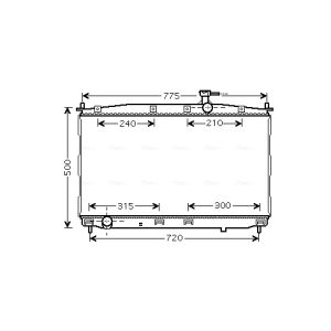 Motorkühler AVA COOLING HY2173