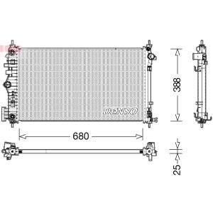 Arrefecedor do motor DENSO DRM15007