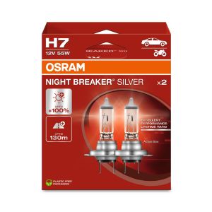 Lampadina, luce abbagliante/marcia diurna NIGHT BREAKER® SILVER OSRAM 64210NBS-2HB