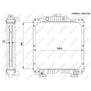 Radiatore NRF 54090