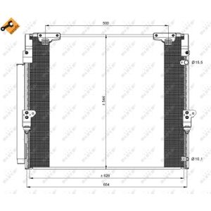 Condensador, aire acondicionado EASY FIT NRF 35862