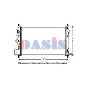 Motorkühler AKS DASIS 150096N