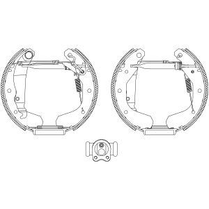 Bremsbackensatz TEXTAR 84033002