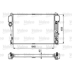 Radiatore, raffreddamento motore VALEO 735299