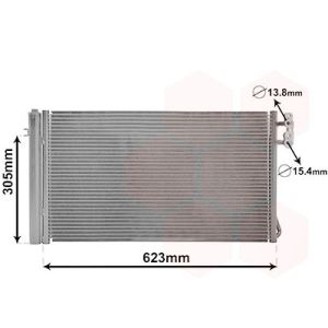 Condenseur (climatisation) VAN WEZEL 06005296