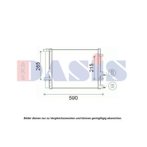 A/C-kondensor AKS DASIS 562024N