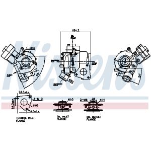 Turbocompresor NISSENS NIS 93536