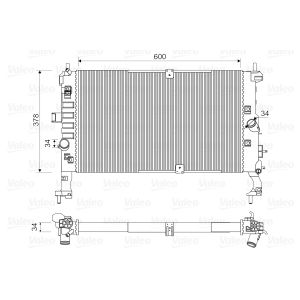 Raffreddatore motore VALEO 734386
