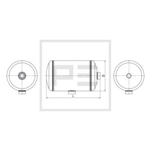 Druckluftbehälter PETERS 036.351-80A