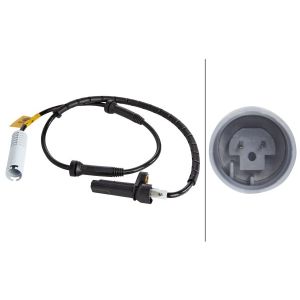 Sensor do ABS traseiro, direito HELLA 6PU 009 106-721
