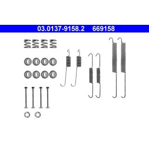 Tarvikesarja, jarrukengät ATE 03.0137-9158.2