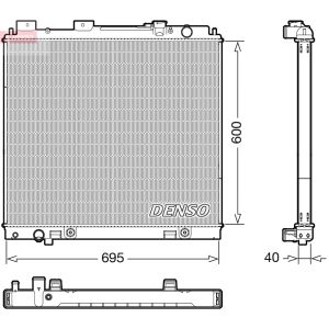 Arrefecedor do motor DENSO DRM46068