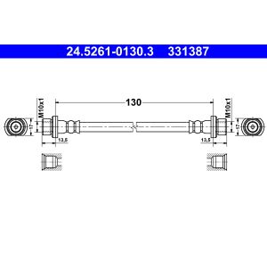 Flexible de frein ATE 24.5261-0130.3