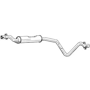 Mittelschalldämpfer BOSAL 282-247