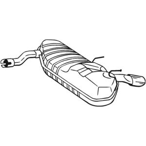 Endschalldämpfer BOSAL 185-121