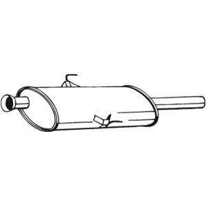 Silencieux central BOSAL 200-159