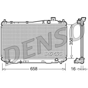 Radiador de motor DENSO DRM40009