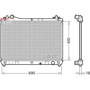 Arrefecedor do motor DENSO DRM47031